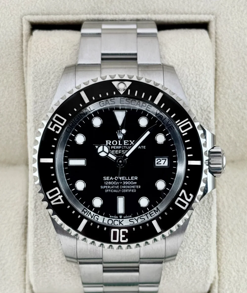 2023 Rolex Deepsea 44mm 136660 Stainless Steel Black Dial