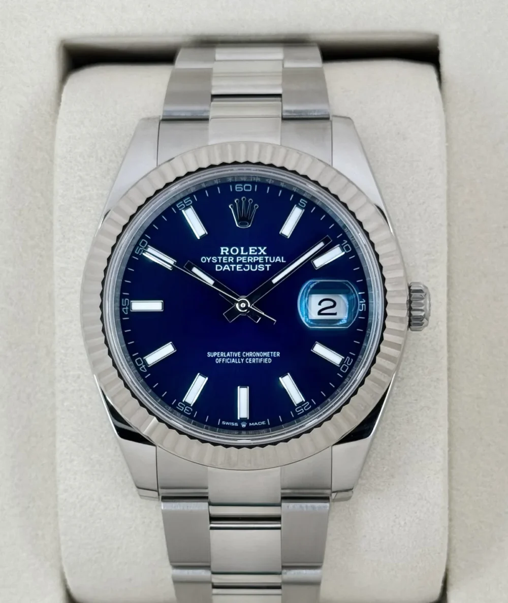 NEW 2025 Rolex Datejust 41mm 126334 Stainless Steel Oyster Blue Dial