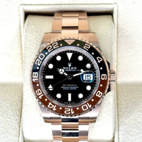 NEW 2025 Rolex GMT-Master II "Rootbeer" 40mm 126715CHNR Rose Gold