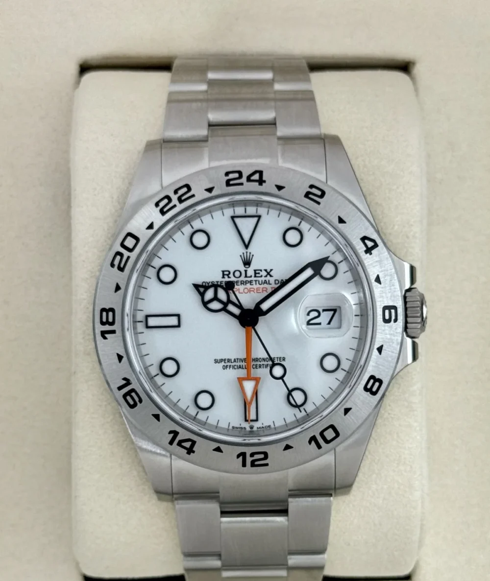 NEW 2025 Rolex Explorer II 42mm 226570 Polar White Dial (STICKERED)