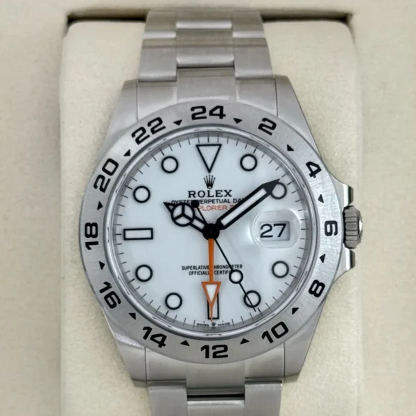 NEW 2025 Rolex Explorer II 42mm 226570 Polar White Dial (STICKERED)