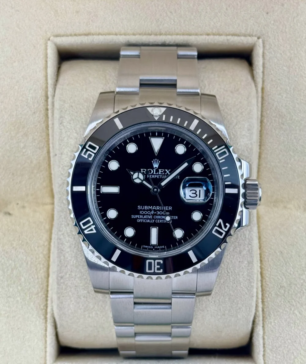 2015 Rolex Submariner 40mm 116610LN Stainless Steel Black Dial