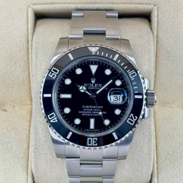 2015 Rolex Submariner 40mm 116610LN Stainless Steel Black Dial