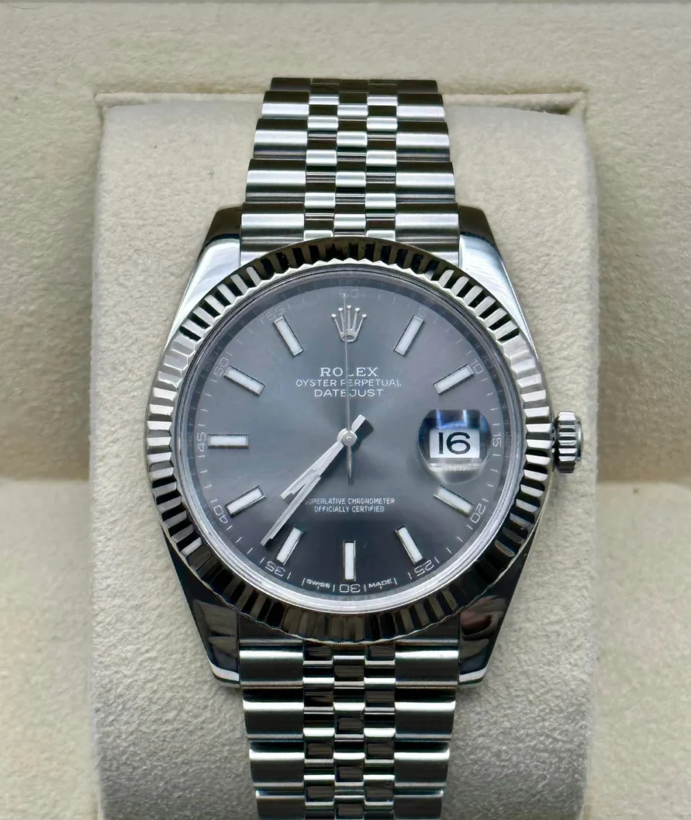 2017 Datejust 41mm 126334 Jubilee Rhodium Dial