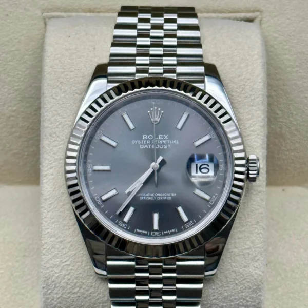 2017 Datejust 41mm 126334 Jubilee Rhodium Dial