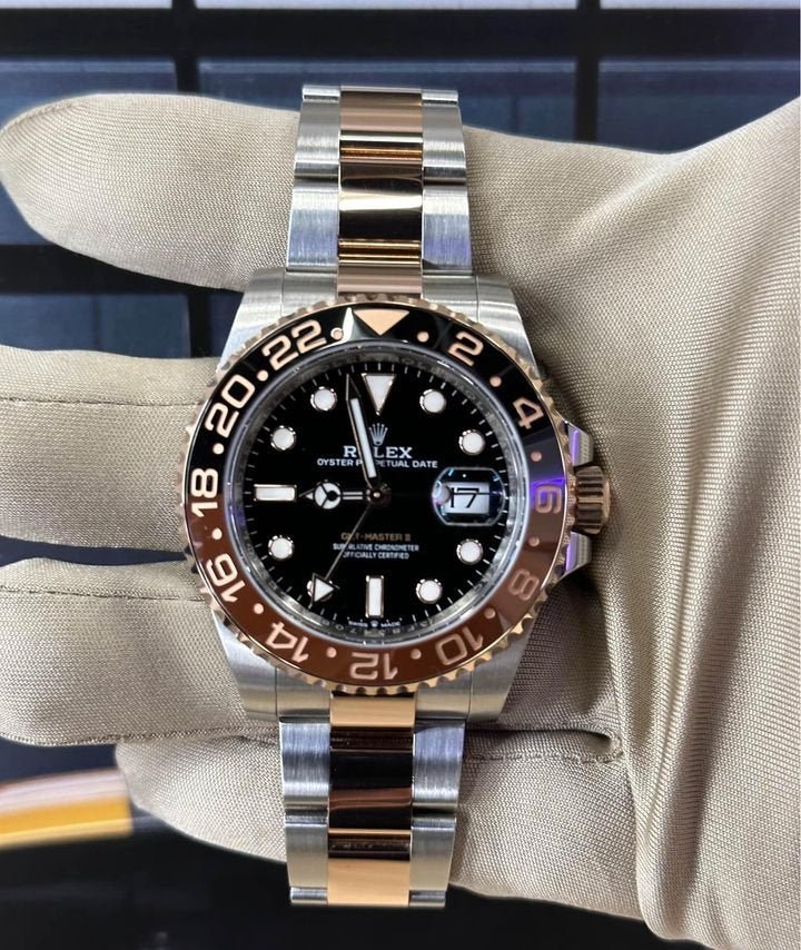 New 2020 Rolex GMT-Master II "Rootbeer" 40mm 126711CHNR Two-Tone