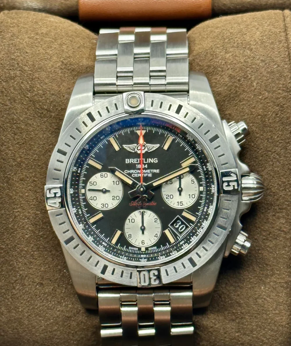 2016 Breitling Chronomat Airborn 41mm AB01442J/BD26 Black Dial