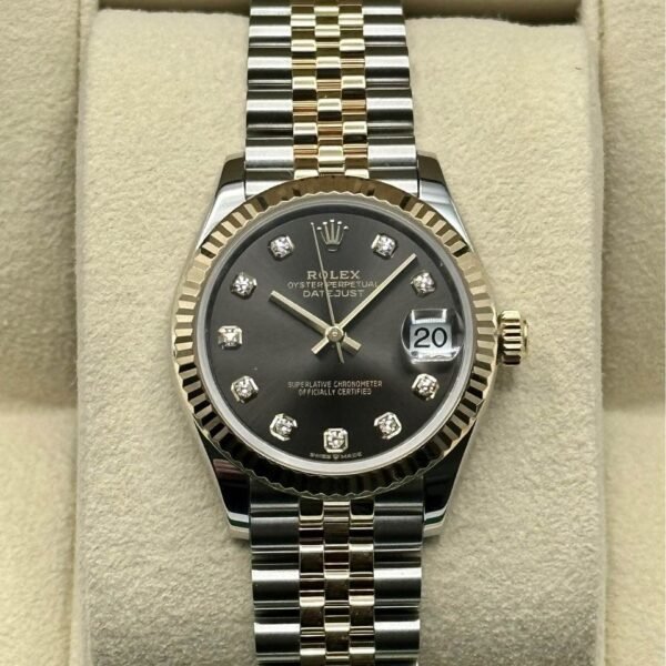 2021 Rolex Datejust 31mm 278273 Two-Tone Rhodium Diamond Dial