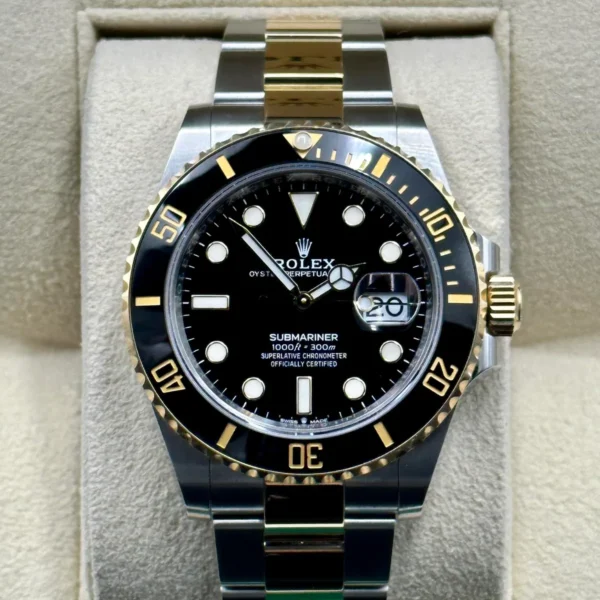 2022 Rolex Submariner 41mm 126613LN Two-Tone Black Dial
