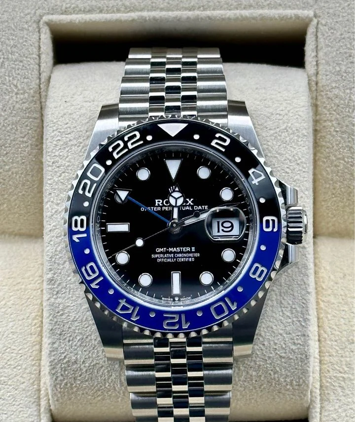 NEW 2022 Rolex GMT-Master II “Batgirl” 40mm 126710BLNR Jubilee Black Dial