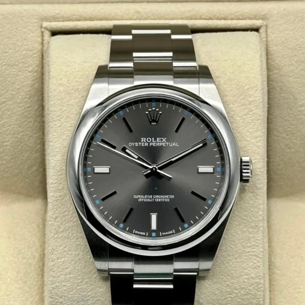 2017 Oyster Perpetual 39mm 114300 Grey Dial