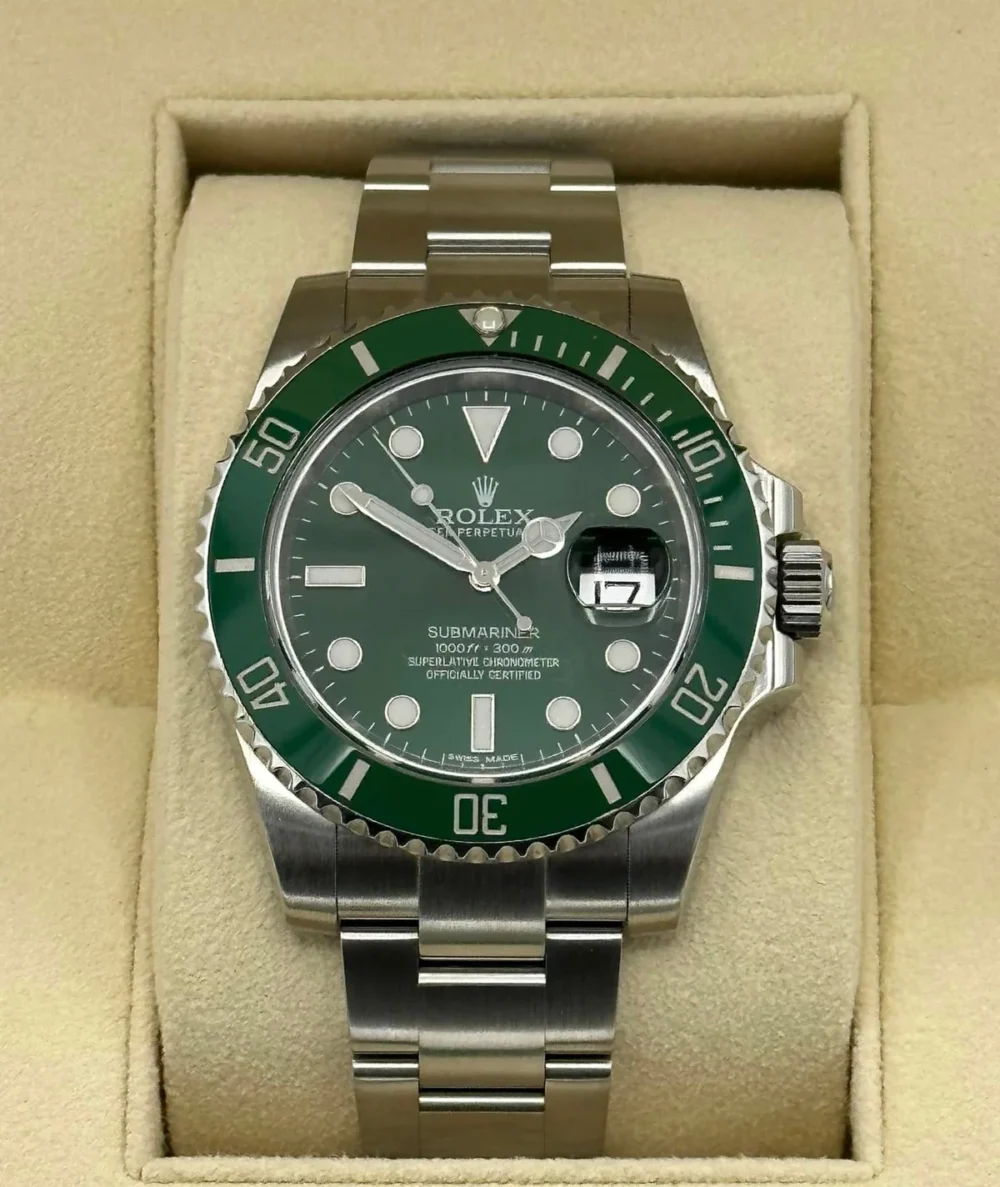 Rolex Submariner “Hulk” 40mm 116610LV Green Dial