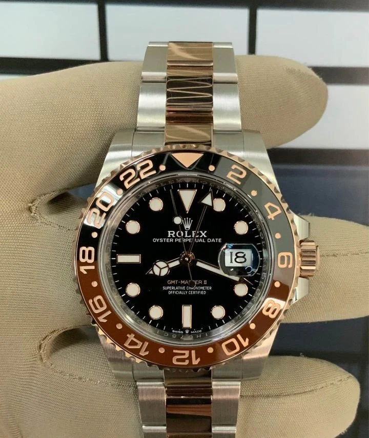 NEW 2023 Rolex GMT-Master II "Rootbeer" 40mm 126711CHNR Two-Tone