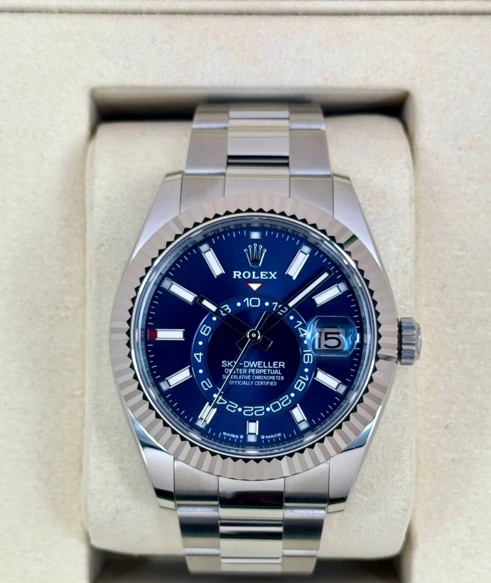 NEW 2025 Rolex Sky-Dweller 42mm 336934 Oyster Blue Dial
