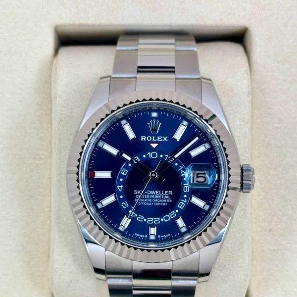 NEW 2025 Rolex Sky-Dweller 42mm 336934 Oyster Blue Dial