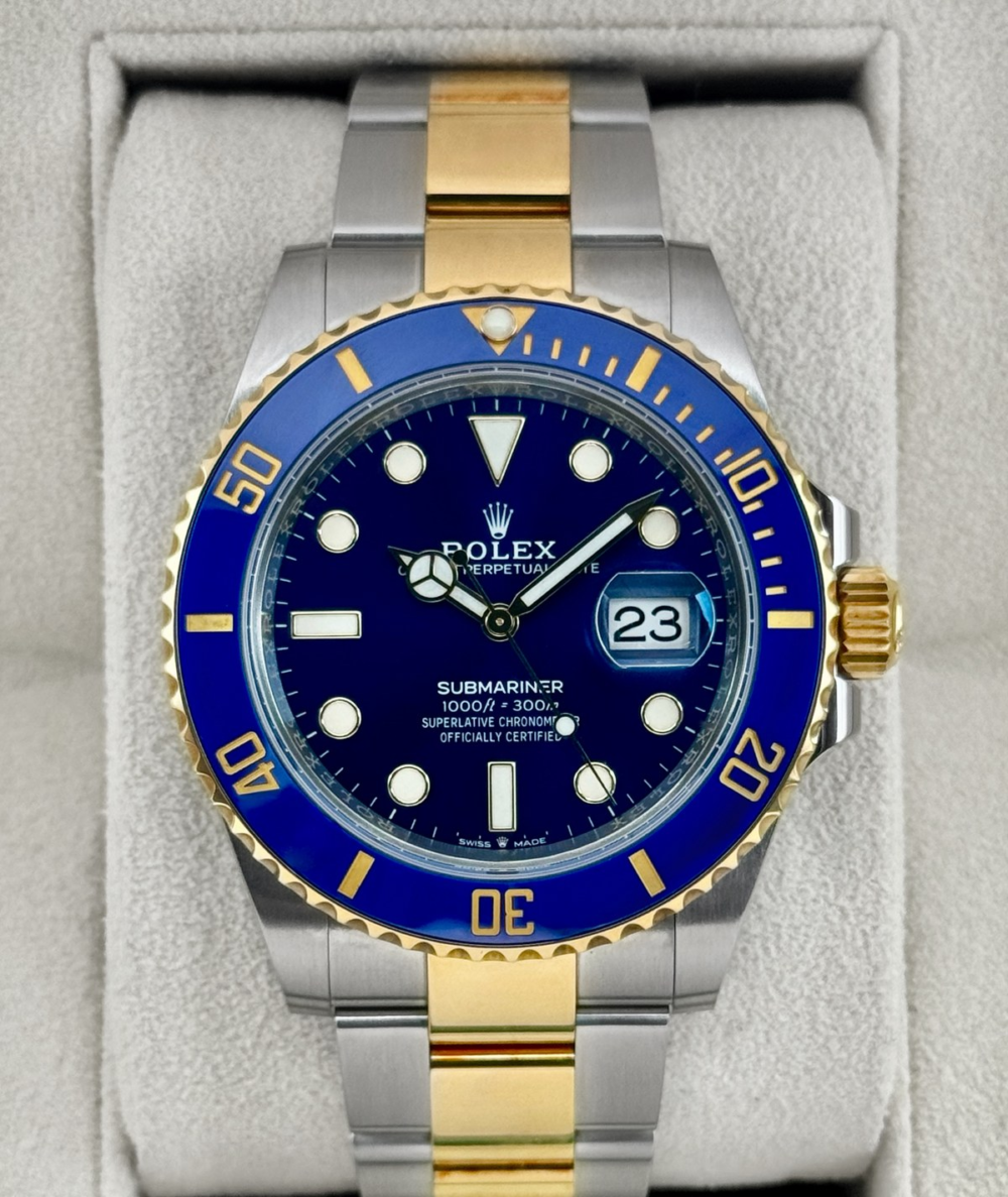 2021 Rolex Submariner "Bluesy" 41mm 126613LB Two-Tone Blue Dial