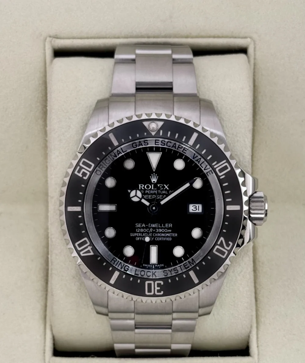 2010 Rolex Deepsea 44mm 116660 Stainless Steel Black Dial