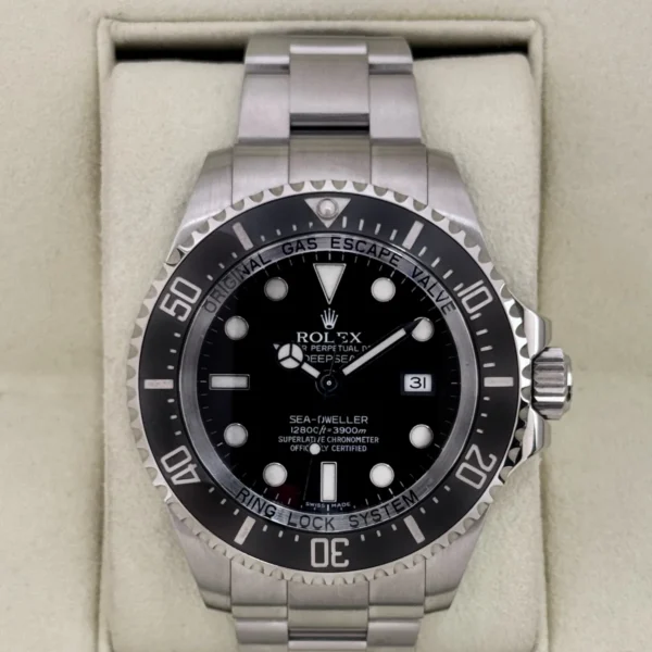 2010 Rolex Deepsea 44mm 116660 Stainless Steel Black Dial
