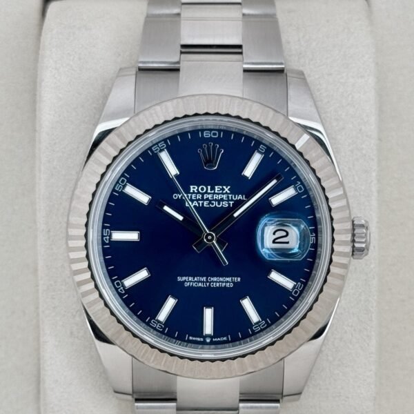 2026 Rolex Datejust 41mm 126334 Stainless Steel Oyster Blue Dial