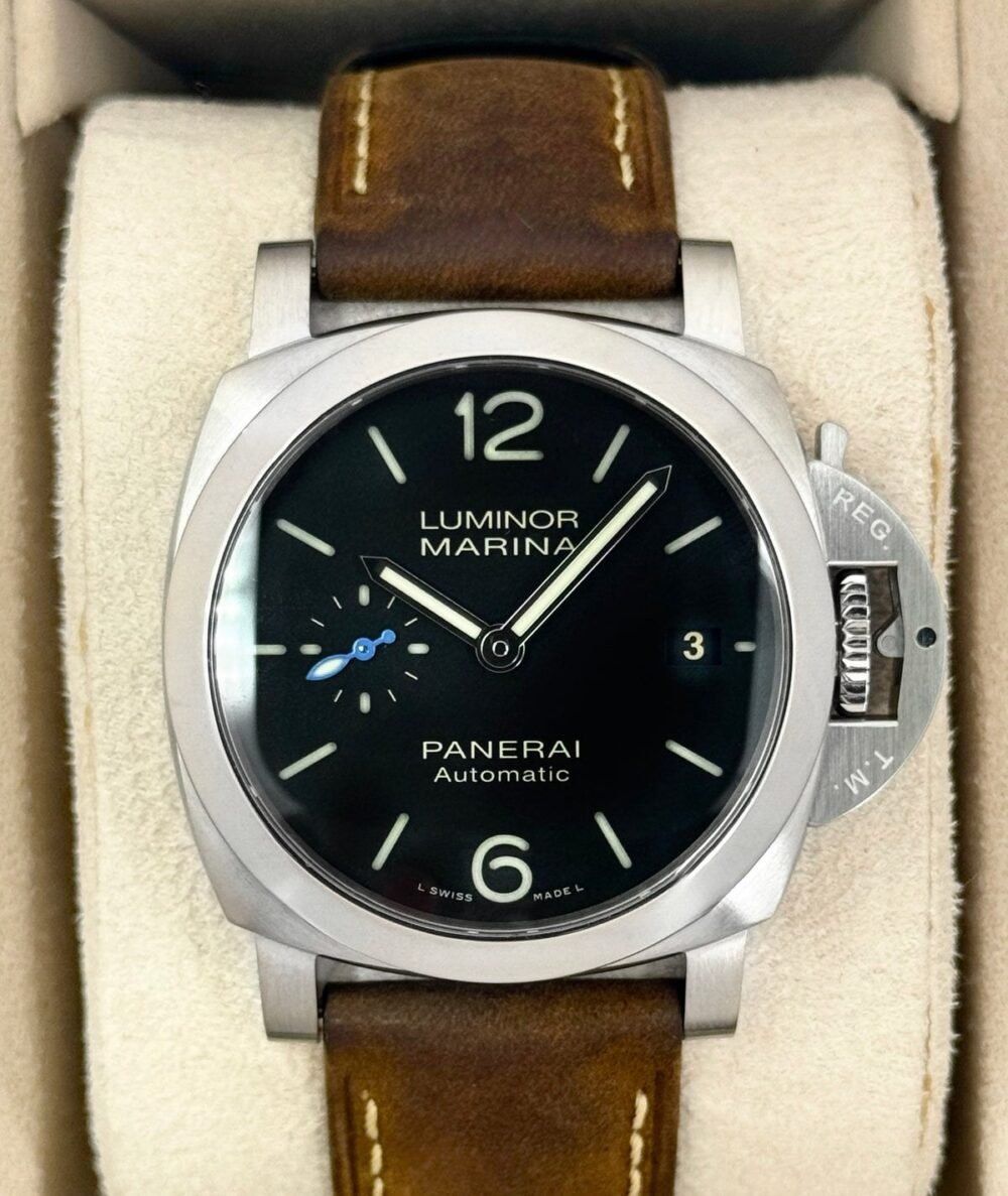 2024 Panerai Quaranta 40mm PAM01372 Stainless Steel Black Dial