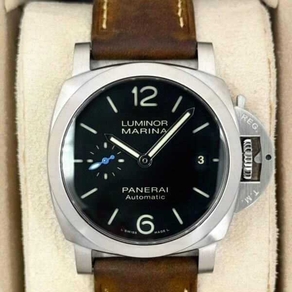 2024 Panerai Quaranta 40mm PAM01372 Stainless Steel Black Dial