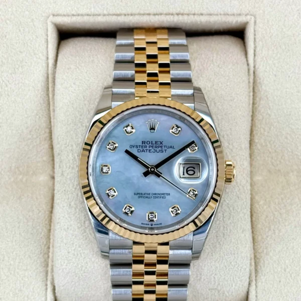 NEW 2025 Rolex Datejust 36mm 126233 Mother of Pearl Diamond Dial