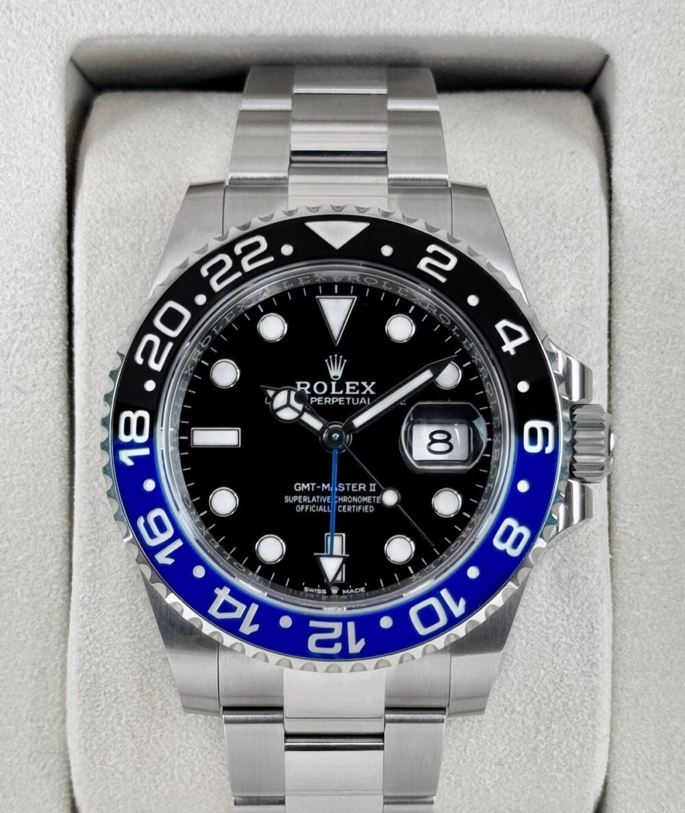 NEW 2026 Rolex GMT-Master II Batman 40mm 126710BLNR Oyster (NEW STYLE CARD)