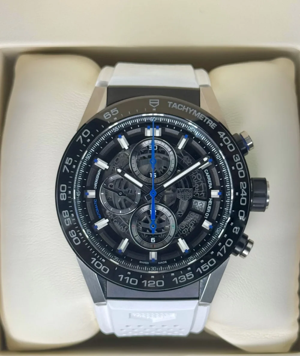 2017 Tag Heuer Carrera Calibre Heuer 01 45mm CAR2A1T.FT6052 Skeletonized