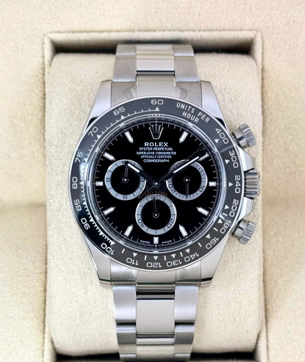 NEW 2024 Rolex Daytona 40mm 126500LN Stainless Steel Black Dial