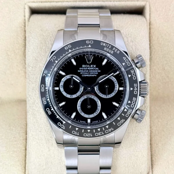 NEW 2024 Rolex Daytona 40mm 126500LN Stainless Steel Black Dial