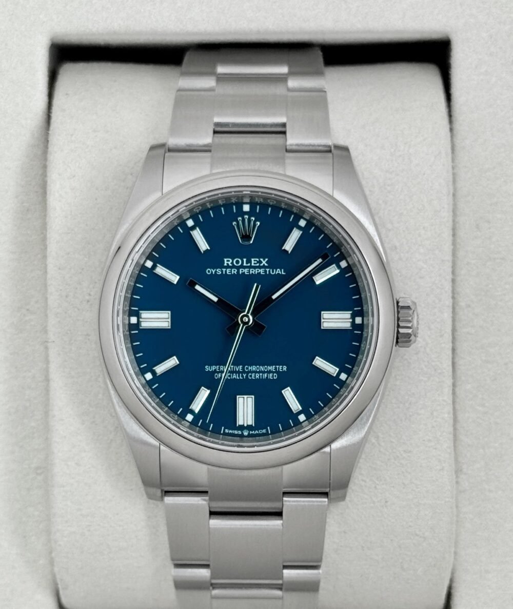 NEW 2026 Rolex Oyster Perpetual 36mm 126000 Med Blue Dial (STICKERED)