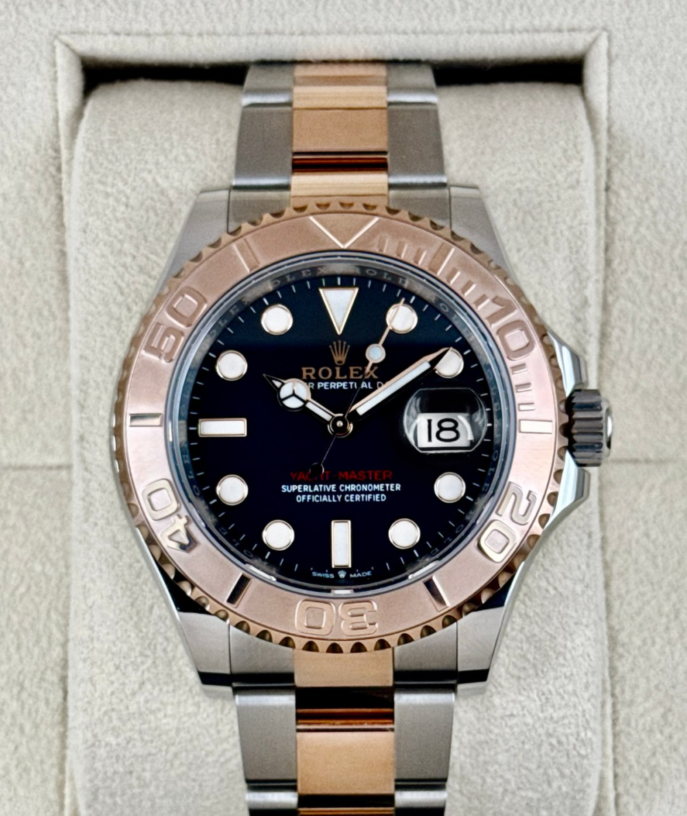 2021 Rolex Yacht-Master 40mm 126621 Two-Tone Black Dial