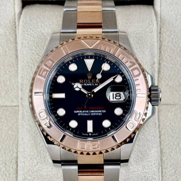 2021 Rolex Yacht-Master 40mm 126621 Two-Tone Black Dial