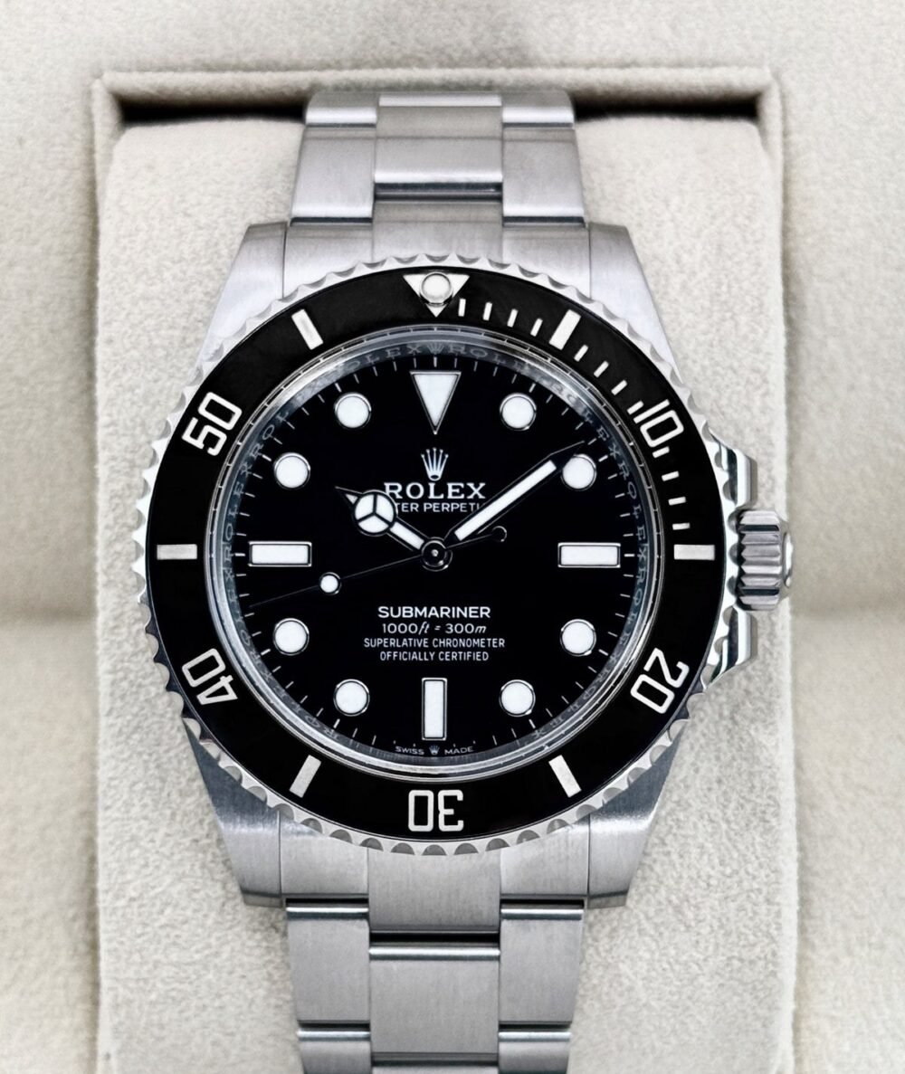 2024 Rolex Submariner 41mm 124060 Stainless Steel Black Dial