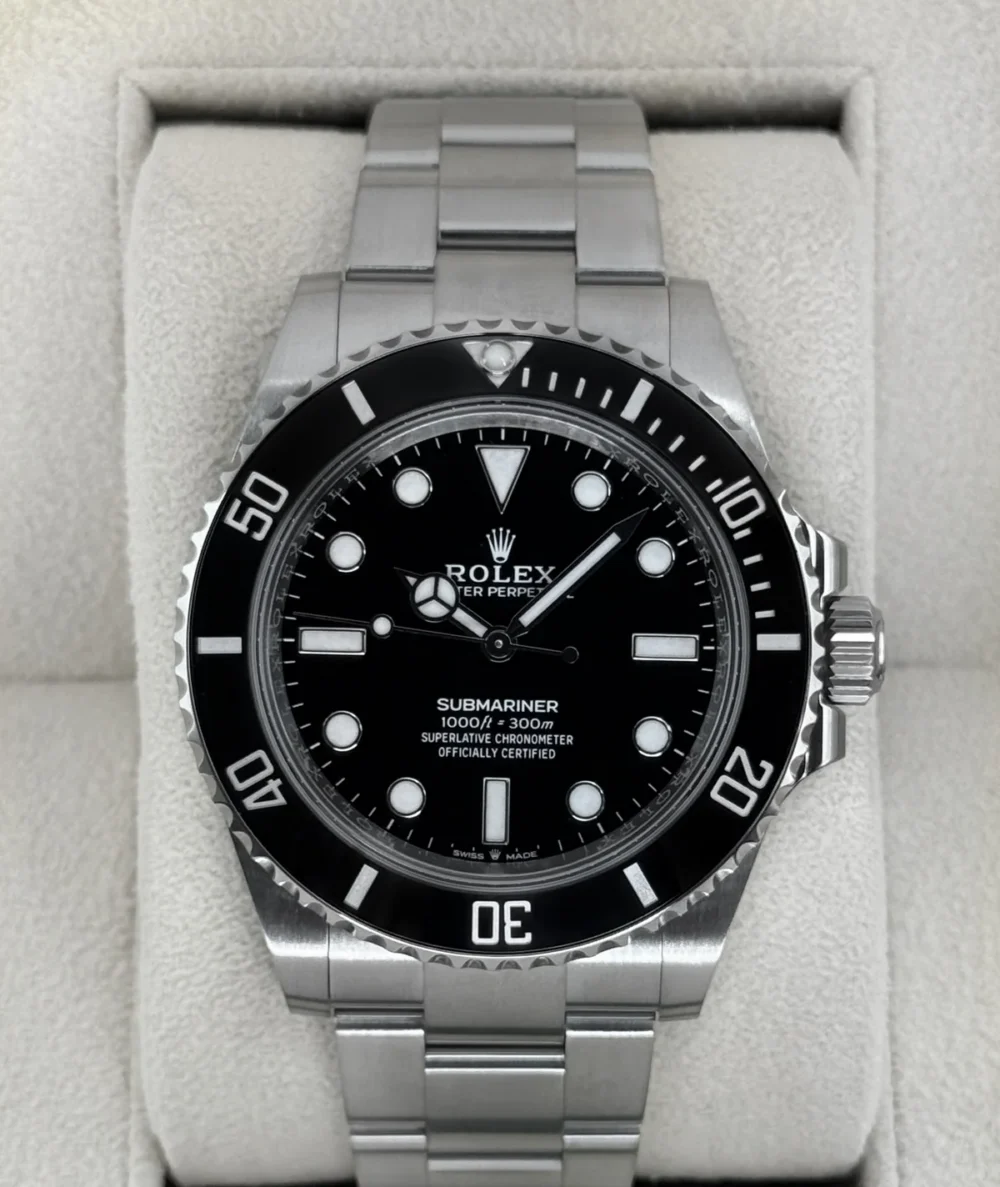 2025 Rolex Submariner 41mm 124060 Stainless Steel Black Dial