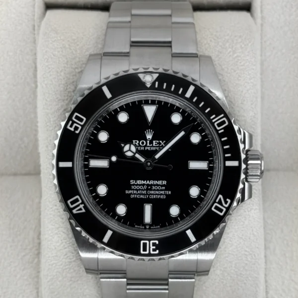 2025 Rolex Submariner 41mm 124060 Stainless Steel Black Dial