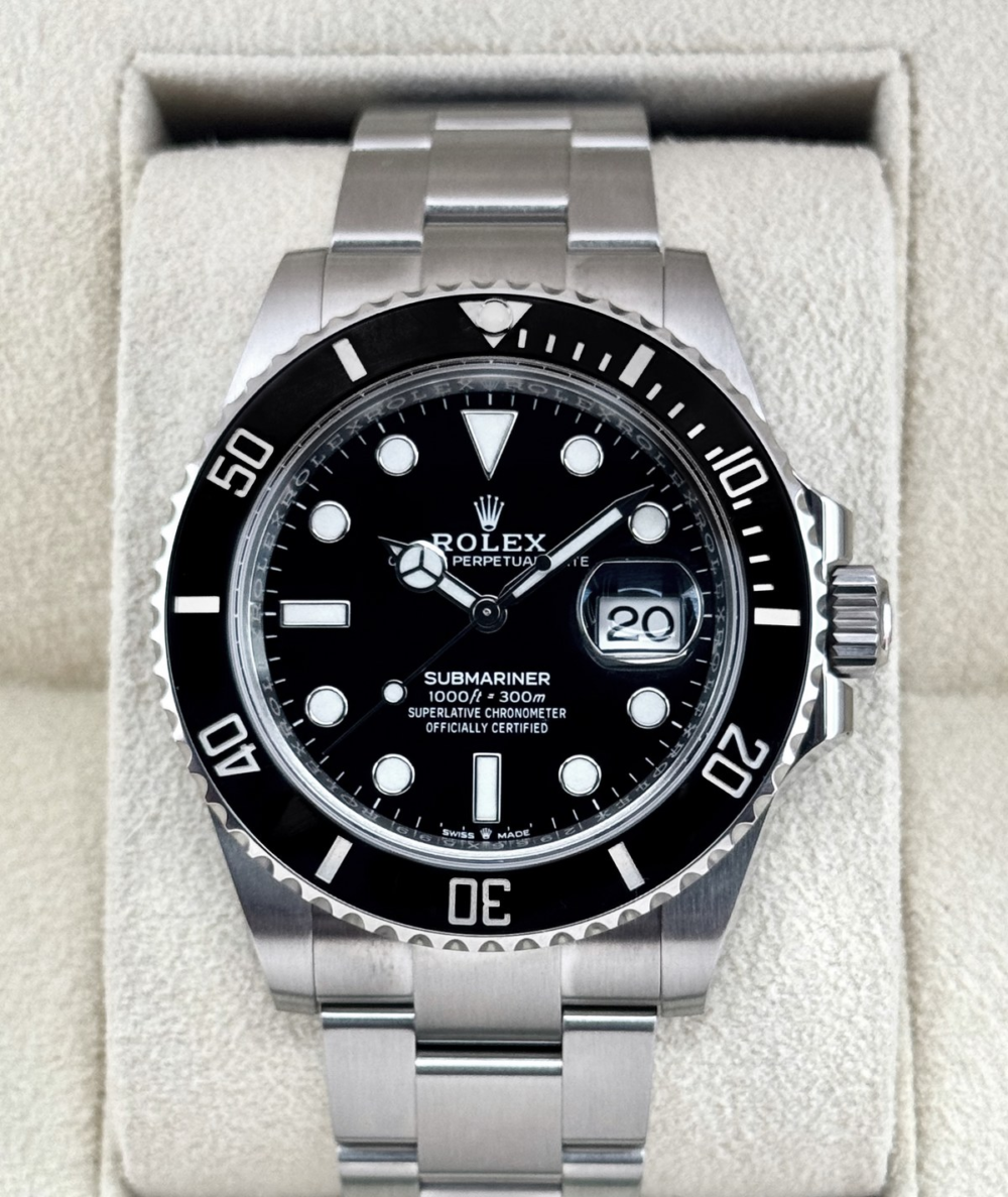 2022 Rolex Submariner 41mm 126610LN Stainless Steel Black Dial
