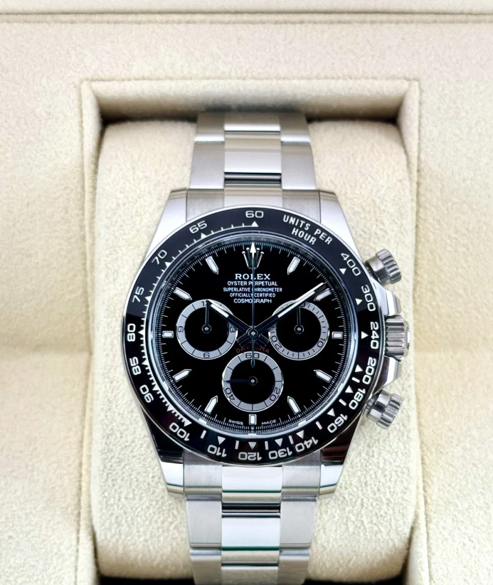 NEW 2024 Rolex Daytona 40mm 126500LN Stainless Steel Black Dial
