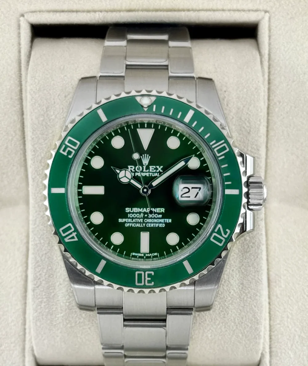 2018 Rolex Submariner “Hulk” 40mm 116610LV Green Dial
