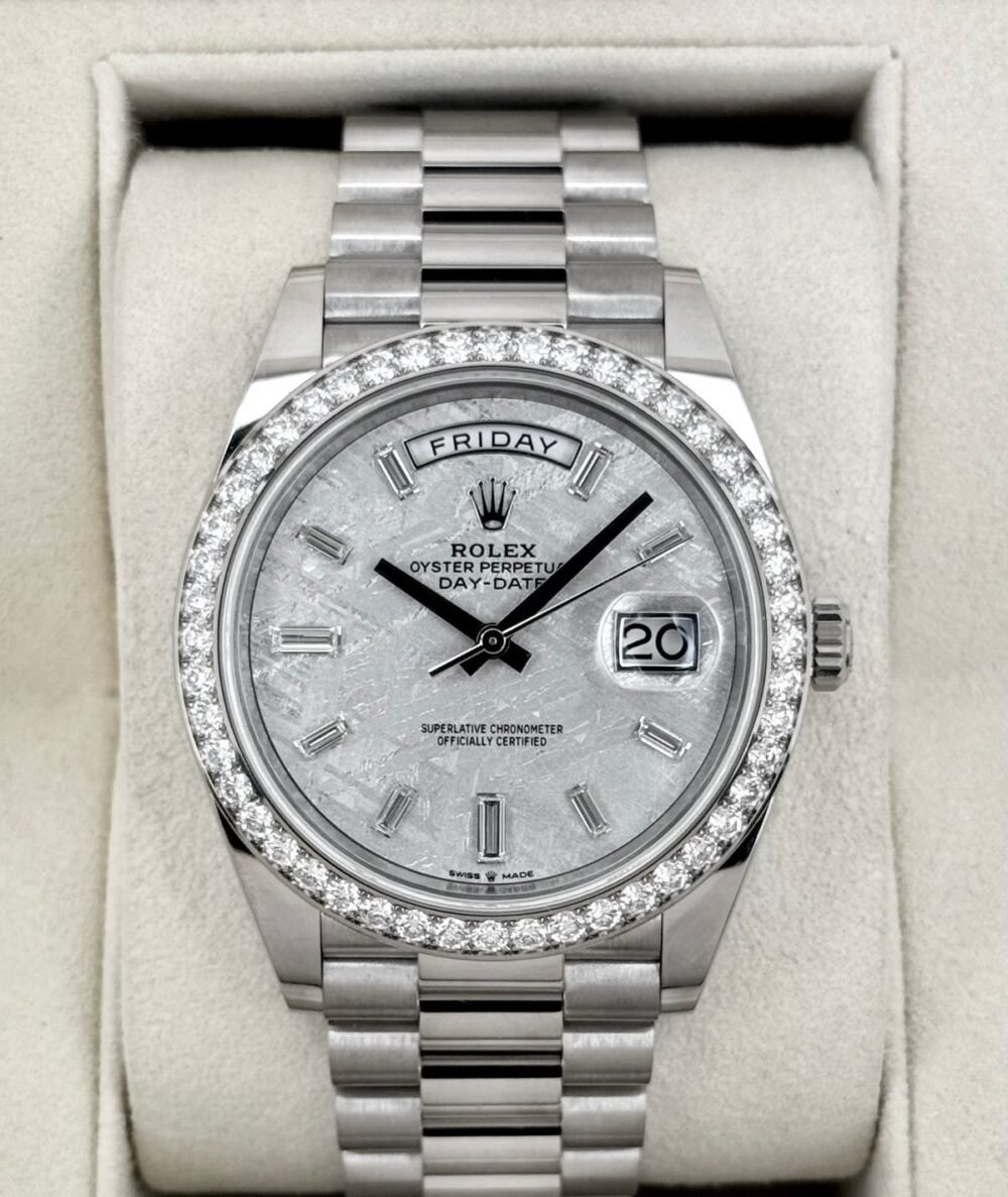 2019 Rolex Day-Date 40mm 228349RBR Presidential Meteorite Diamond Dial