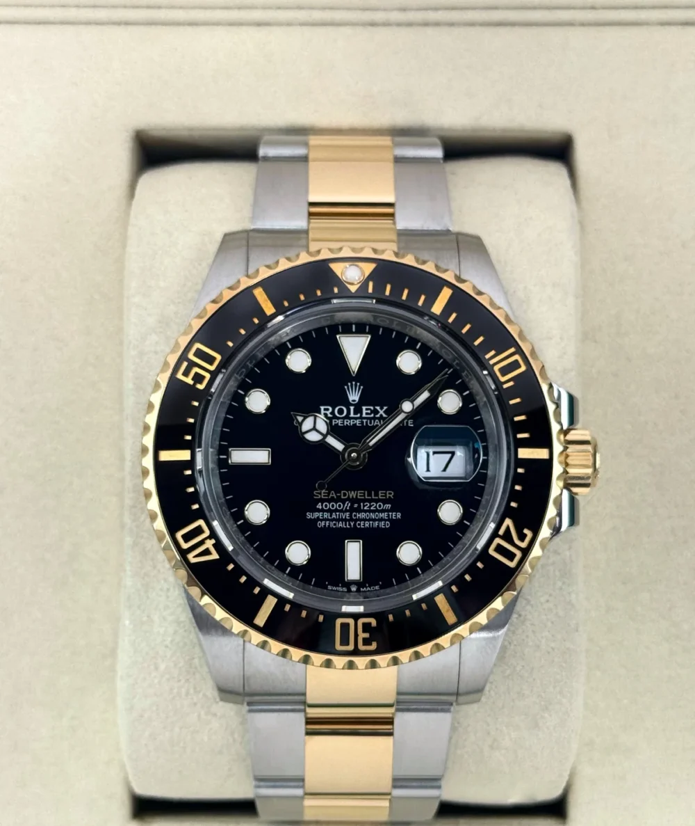 2025 Rolex Sea-Dweller 43mm 126603 Two-Tone Black Dial