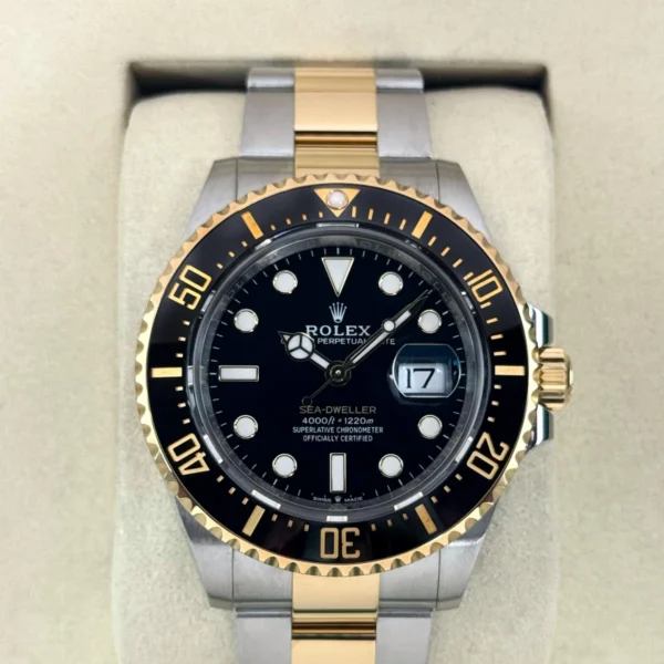2025 Rolex Sea-Dweller 43mm 126603 Two-Tone Black Dial