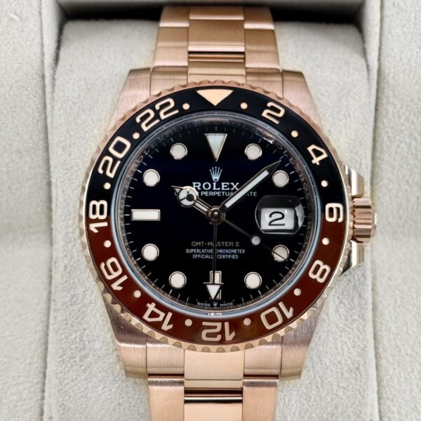 2022 Rolex GMT-Master II "Rootbeer" 40mm 126715CHNR Rose Gold