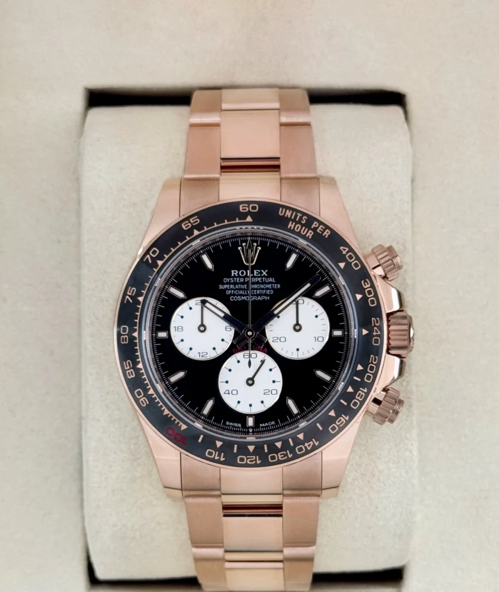 NEW 2025 Rolex Daytona "Le Mans" 40mm 126525LN Rose Gold Black Dial