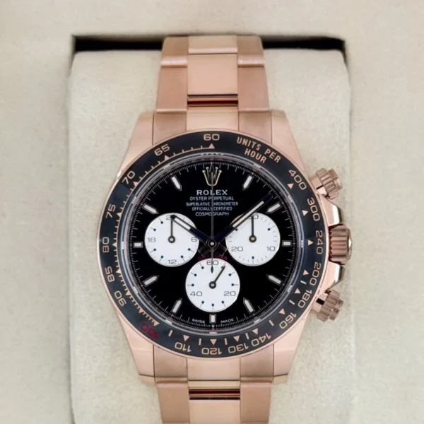 NEW 2025 Rolex Daytona "Le Mans" 40mm 126525LN Rose Gold Black Dial