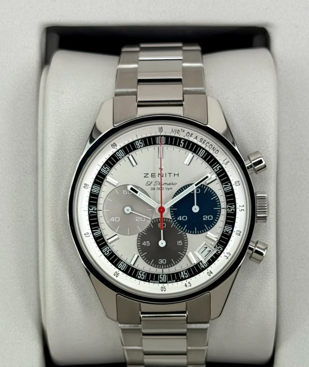 2023 Zenith Chronomaster Original 38mm 03.3200/69.C902 Stainless Steel Silver Dial