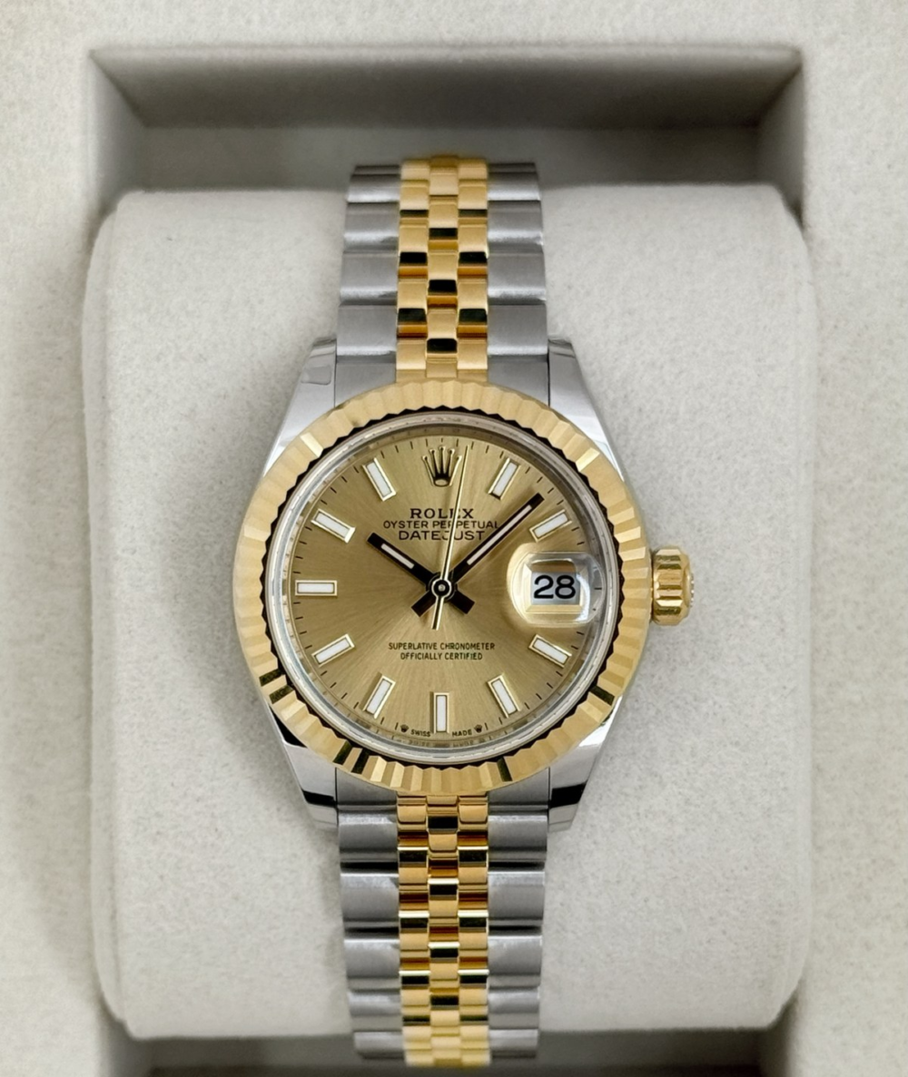 NEW 2026 Rolex Lady Datejust 28mm 279173 Jubilee Champagne Dial