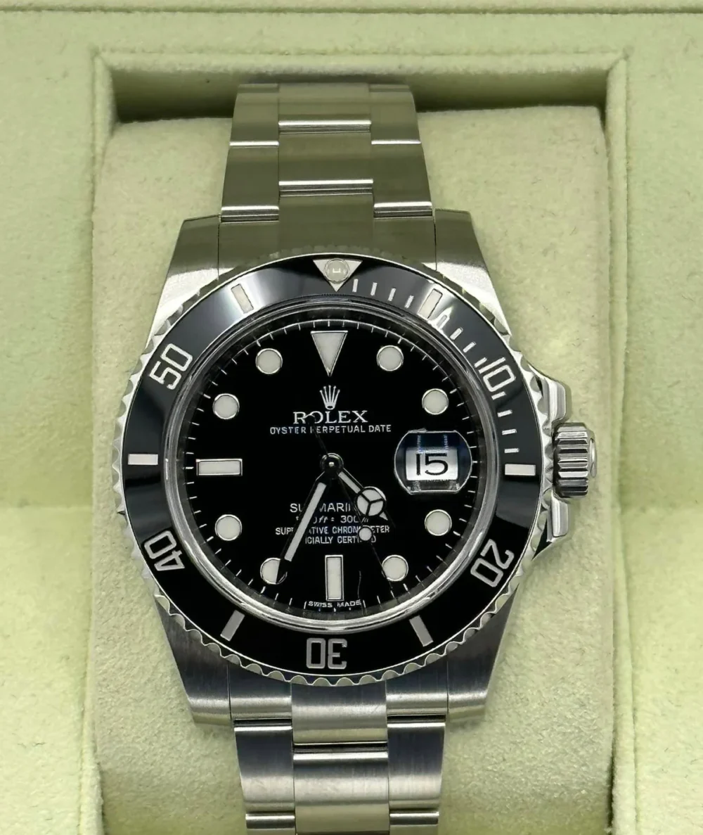 2012 Rolex Submariner Date 40mm 116610 Black Dial