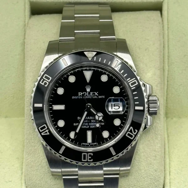 2012 Rolex Submariner Date 40mm 116610 Black Dial