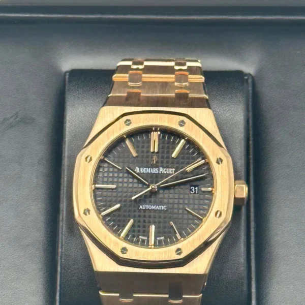 2013 Audemars Piguet Royal Oak 41mm 15400OR Rose Gold Black Dial